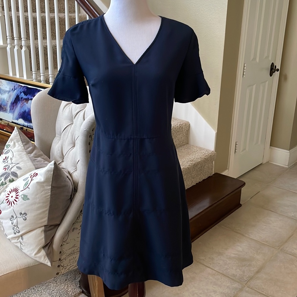 Banana Republic navy dress with pockets